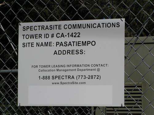 Spectrasite communications now operates this site.