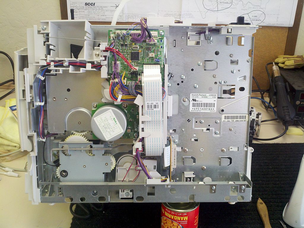 HP LJ4200 disassembled